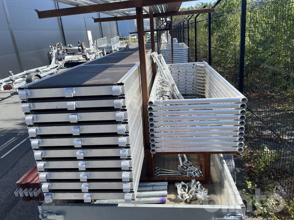 Omonterad byggställning